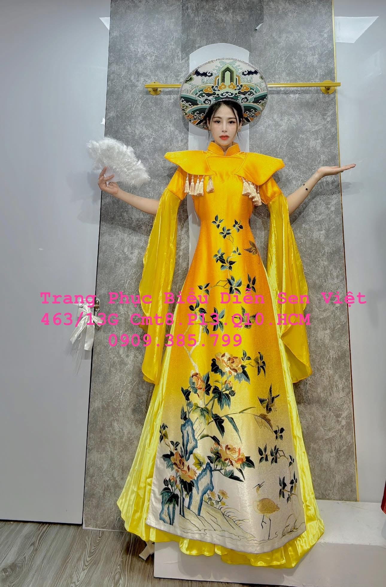 ÁO DÀI TRÌNH DIỄN VÍA GIẢI NHẤT